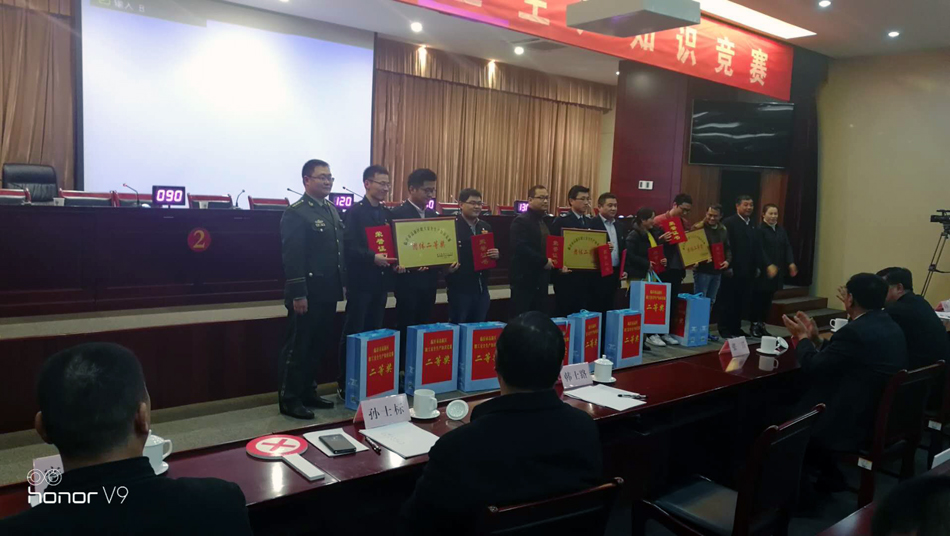 集團(tuán)榮獲高新區(qū)職工安全生產(chǎn)知識(shí)競(jìng)賽 團(tuán)體第二名 第 2 張